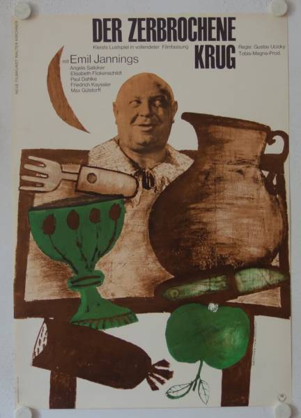 Der zerbrochene Krug re-release german movie poster